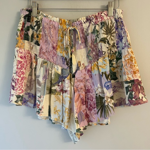 Zara Floral Printed High Waist Blogger Favorite Shorts 2771/087/330 - Picture 2 of 8